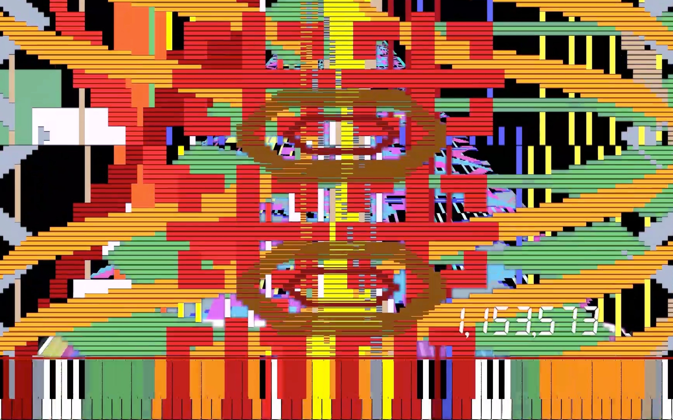 黑乐谱无畏战舰音符画的盛宴10000000notes