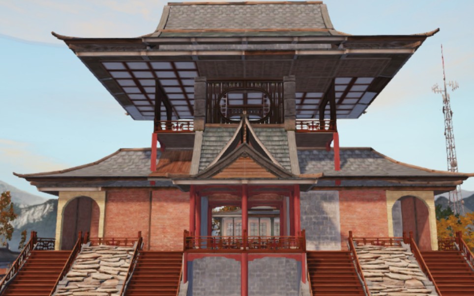 明日之后古风建筑《望》