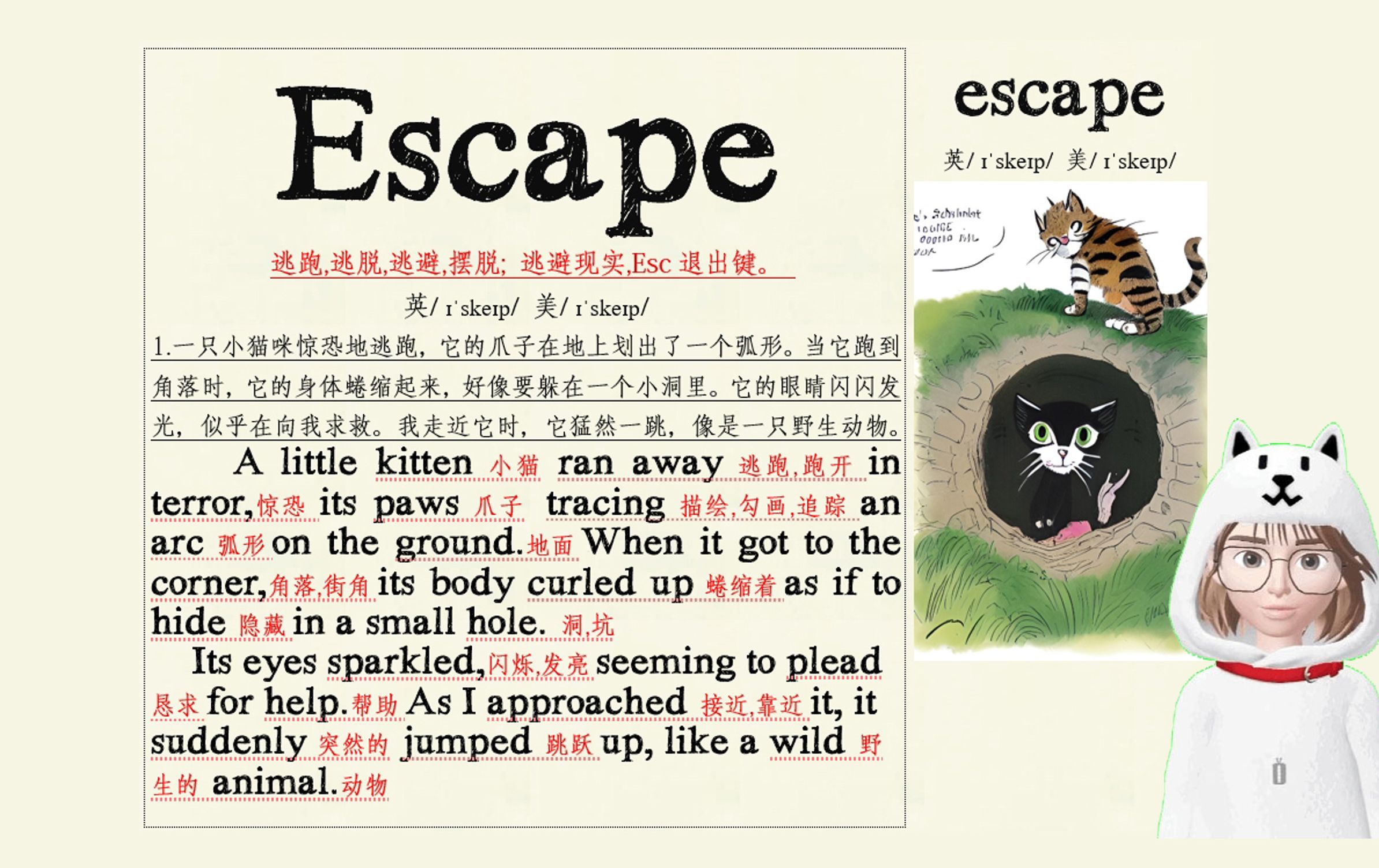 escape 看图说话 看图记单词哔哩哔哩bilibili