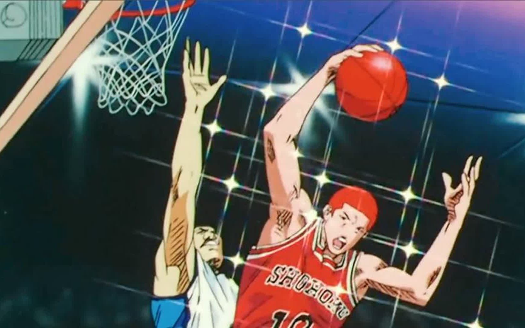 灌篮高手:灌篮高手樱木花道篮板球名场面盘点,强大的天赋与努力
