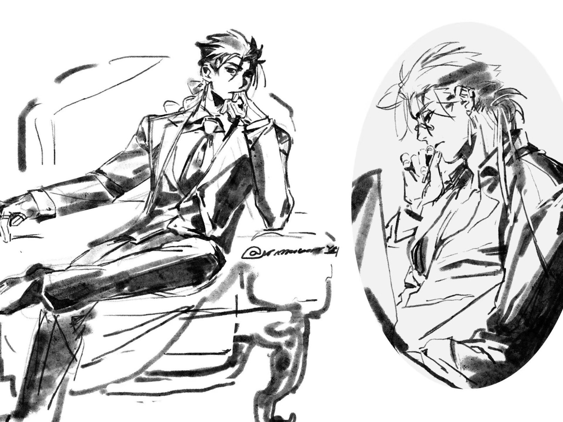 速写练习库丘林caster时候