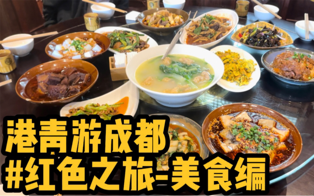 蓉港澳台青年品尝四川雅安美食九大碗