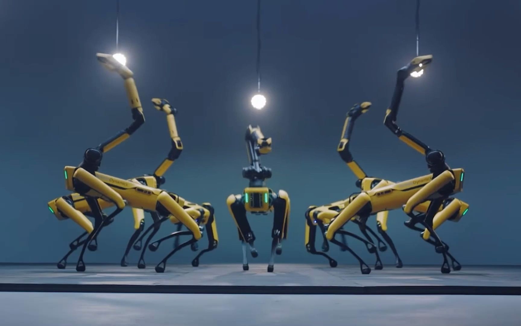 【boston dynamics】波士顿机器狗跳韩舞_哔哩哔哩_bilibili