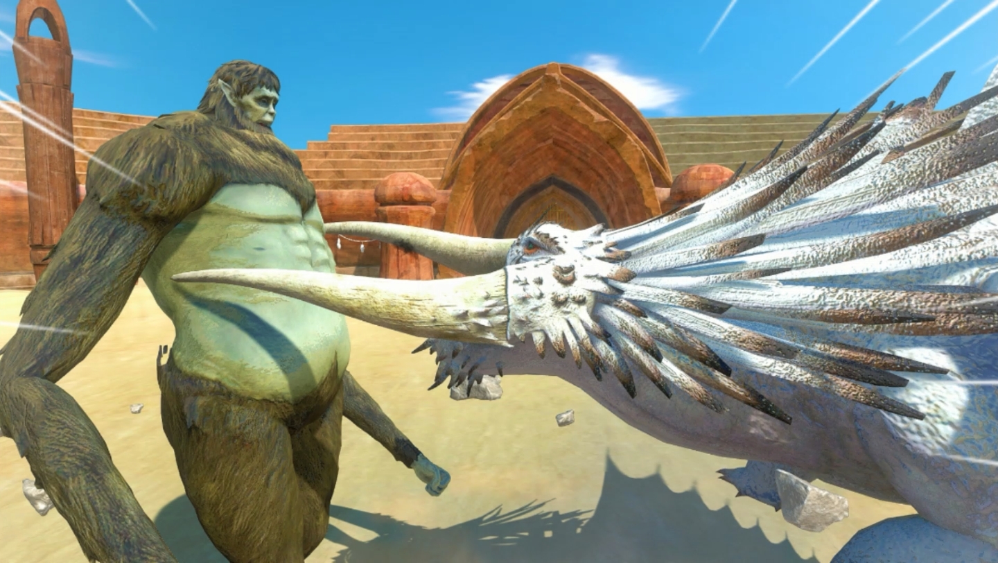 兽之巨人vs迷惑巨兽,动物起义战斗模拟器.