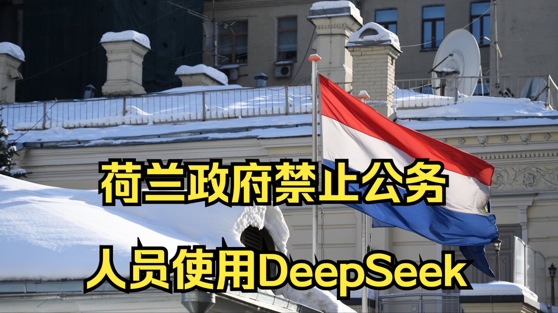 荷兰政府禁止公务人员使用中国DeepSeek哔哩哔哩bilibili