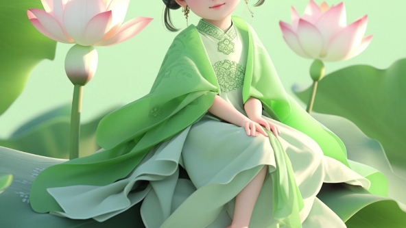 古风女孩丨莲花仙子系列