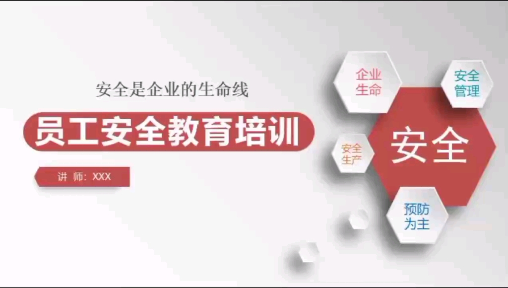 2023年安全第一课 员工安全教育培训必修课落实篇哔哩哔哩bilibili