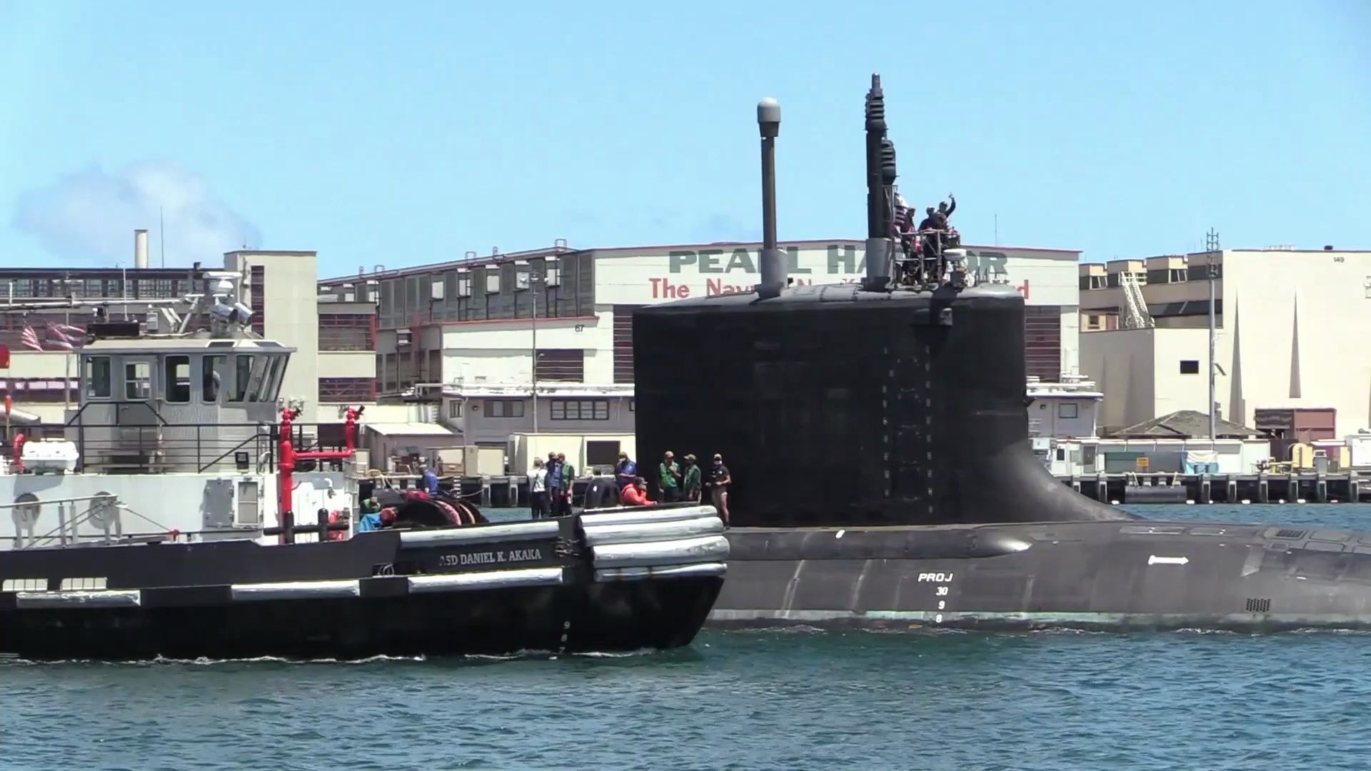 【美国海军】“弗吉尼亚”级攻击型核潜艇“密苏里”号(SSN780)维修结束离开珍珠港试航(2020/5/14)哔哩哔哩bilibili