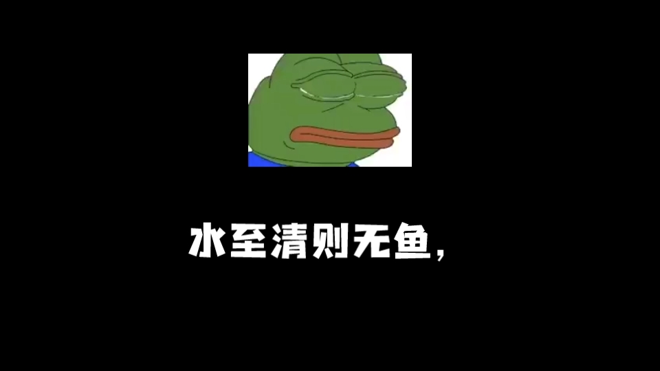 水至清则无鱼,人至察则无徒.——《礼记》(把握好一个“度”,过犹不及;宽容,减少对他人的苛责)哔哩哔哩bilibili