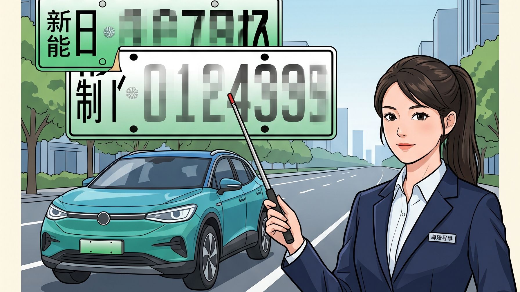 绿牌变白牌更高级？交管：违法罚200！