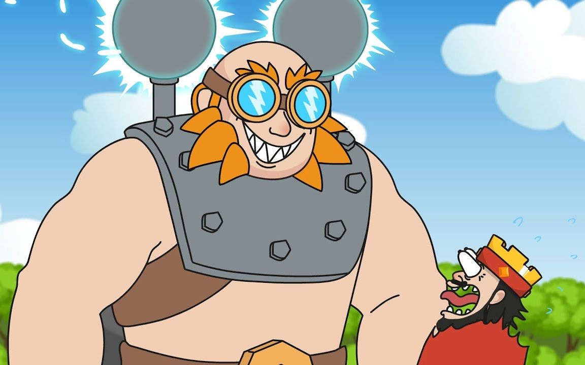 皇室战争趣味动画短片【雷电巨人】