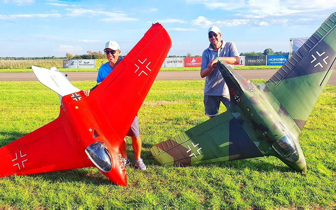 【rc】如火箭一样快! me163 komet-rc涡轮喷气式遥控飞机飞行表演