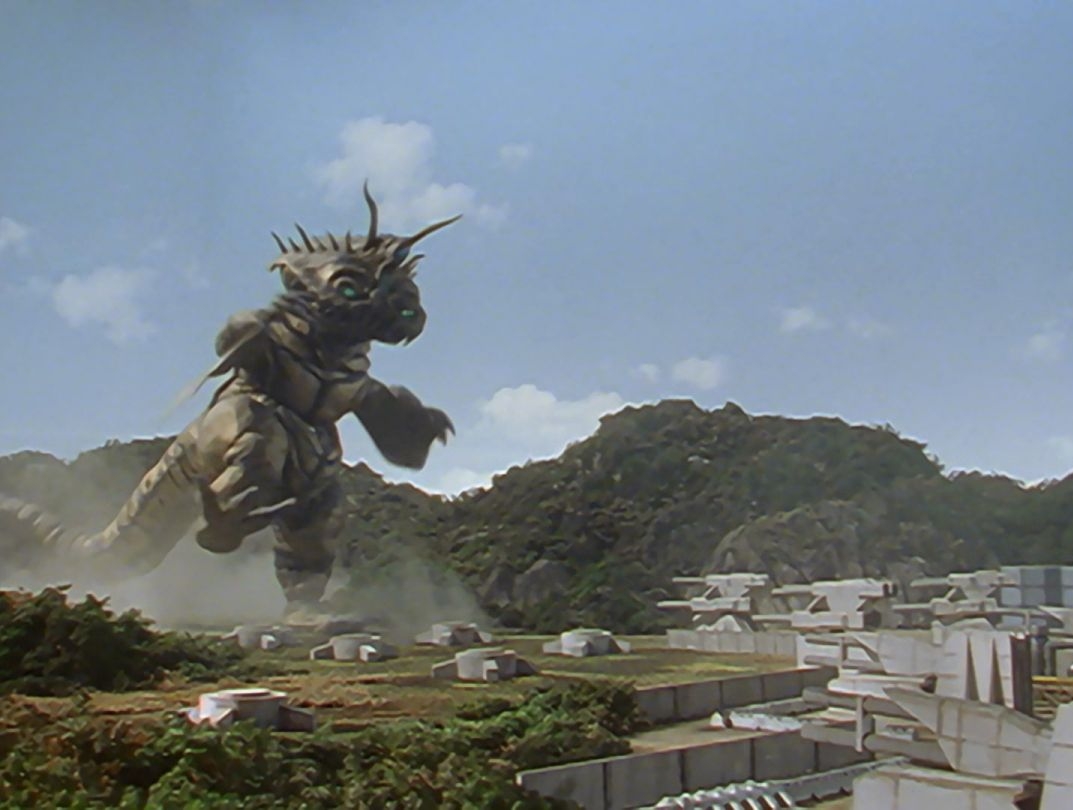 一口气看完戴拿奥特曼里面的宇宙火花大怪兽巴佐布的剧照一览!