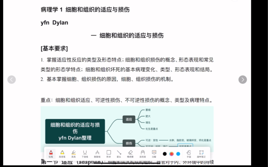 细胞和组织的适应与损伤(化生、变性、坏死等)【病理学期末速成1】哔哩哔哩bilibili