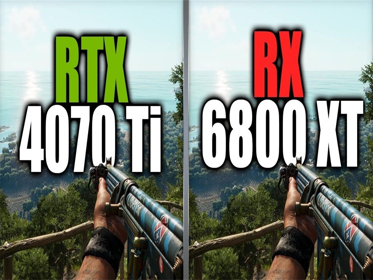 RX 6800XT 16G vs RTX 4070Ti 12G 显卡对比(1440P、2160P分辨率测试,CPU为R5 7600X)哔哩哔哩bilibili