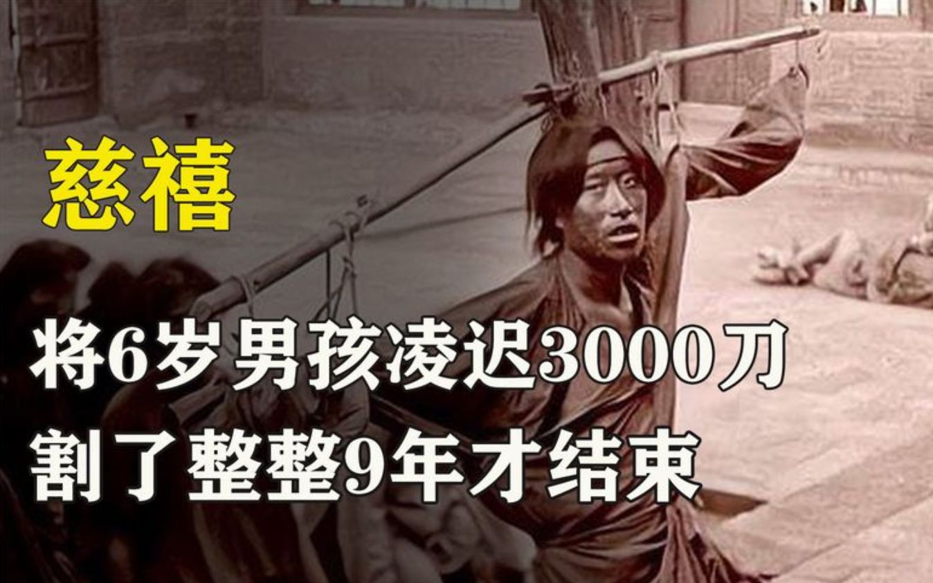 [图]慈禧到底有多疯狂？将6岁男孩凌迟3000刀，割了整整9年才结束！