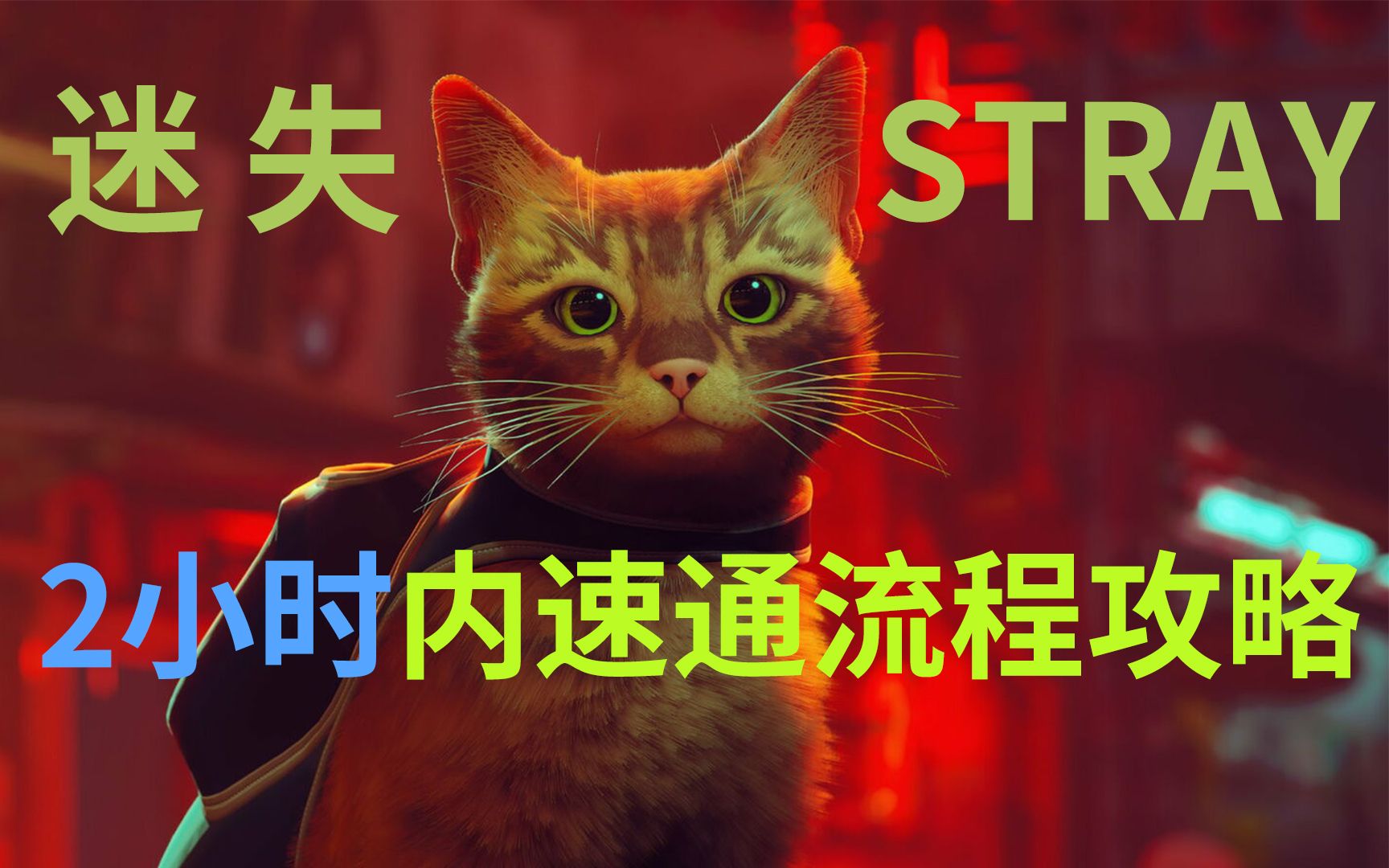 [图]《迷失 Stray》2小时内速通攻略 快如闪电奖杯通关流程视频