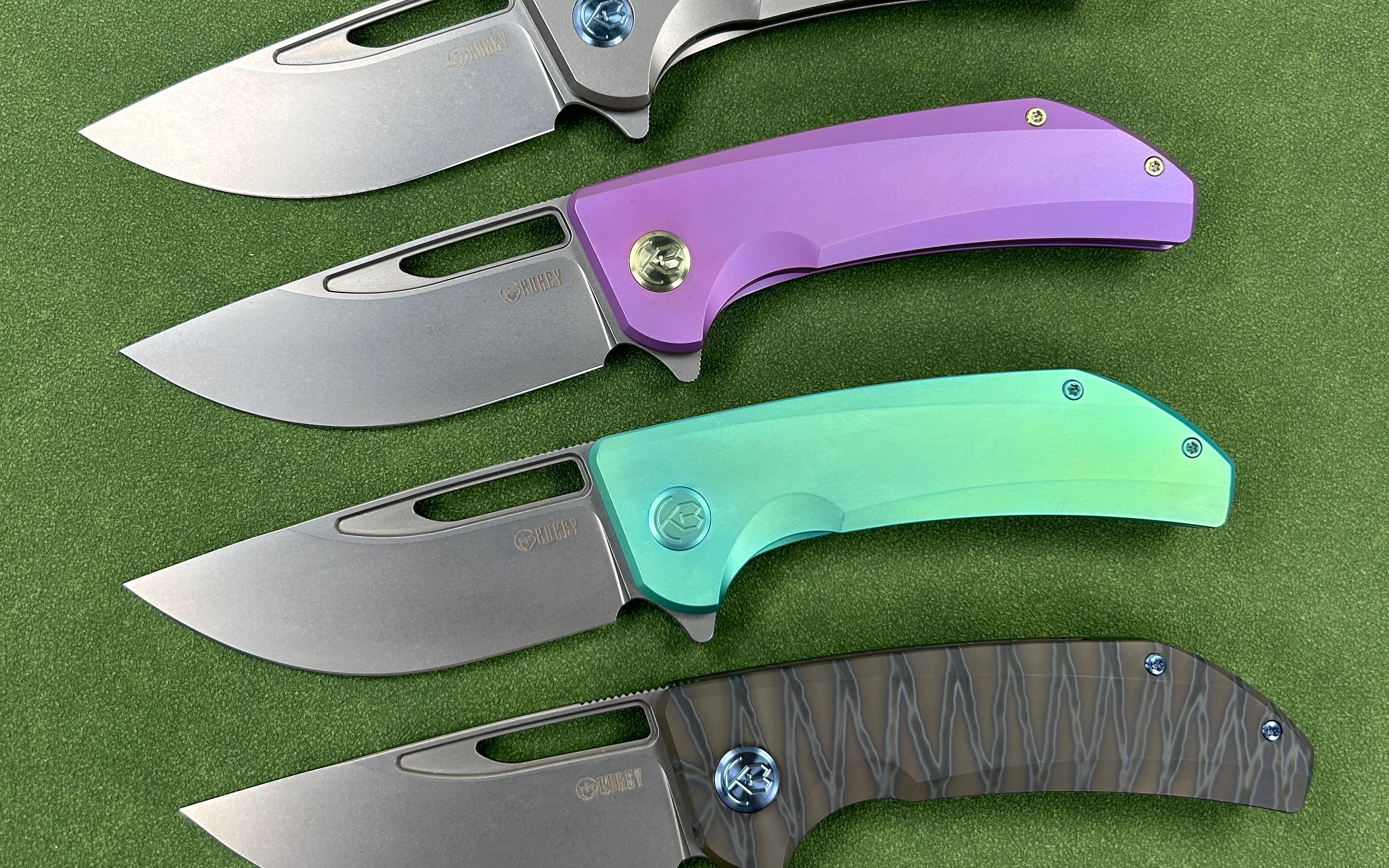 kubey酷备kb368系列 cpm s35vn钢钛合金手柄快开折刀