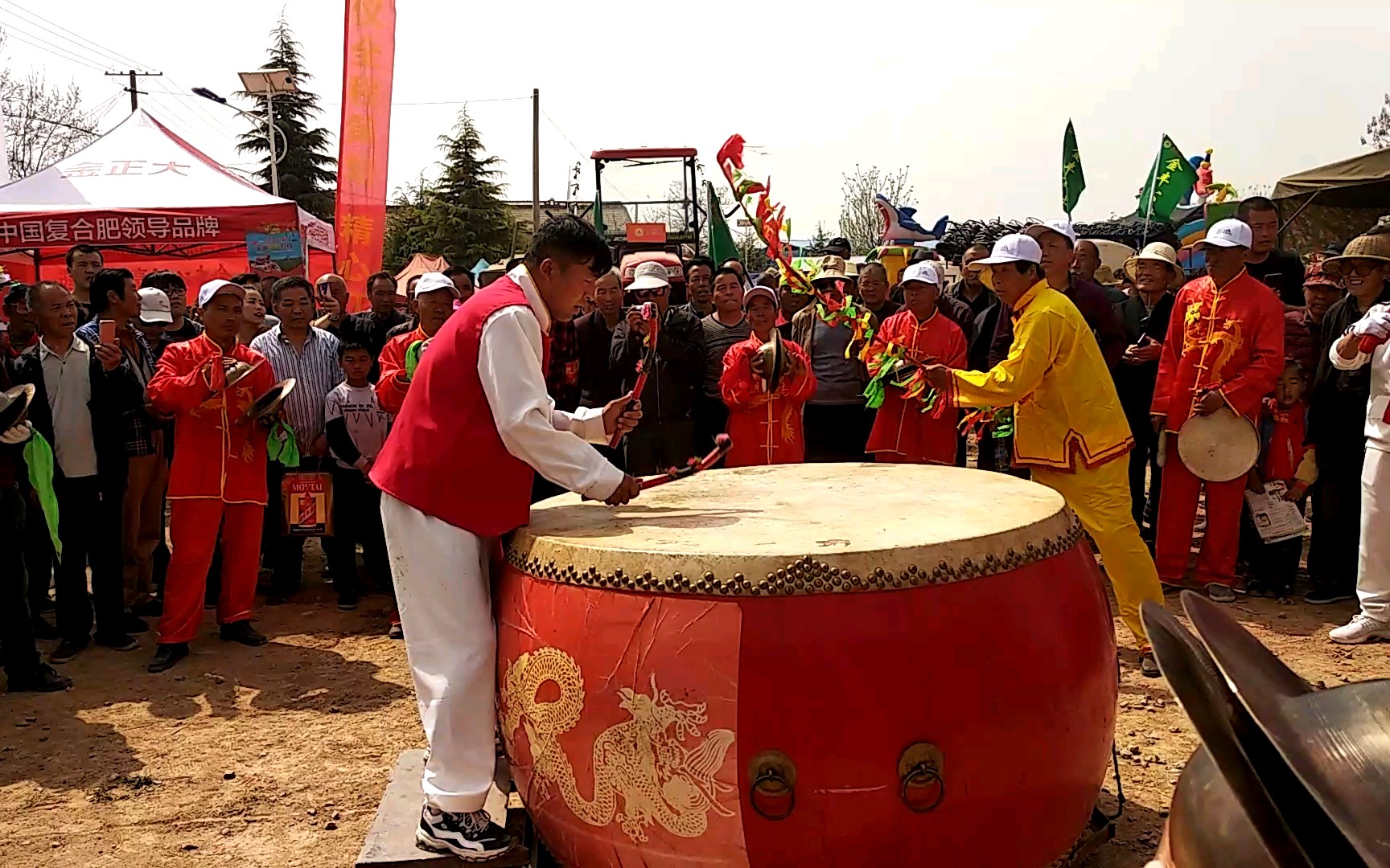 [图]陕西蒲城尧山大鼓（太睦五社表演）