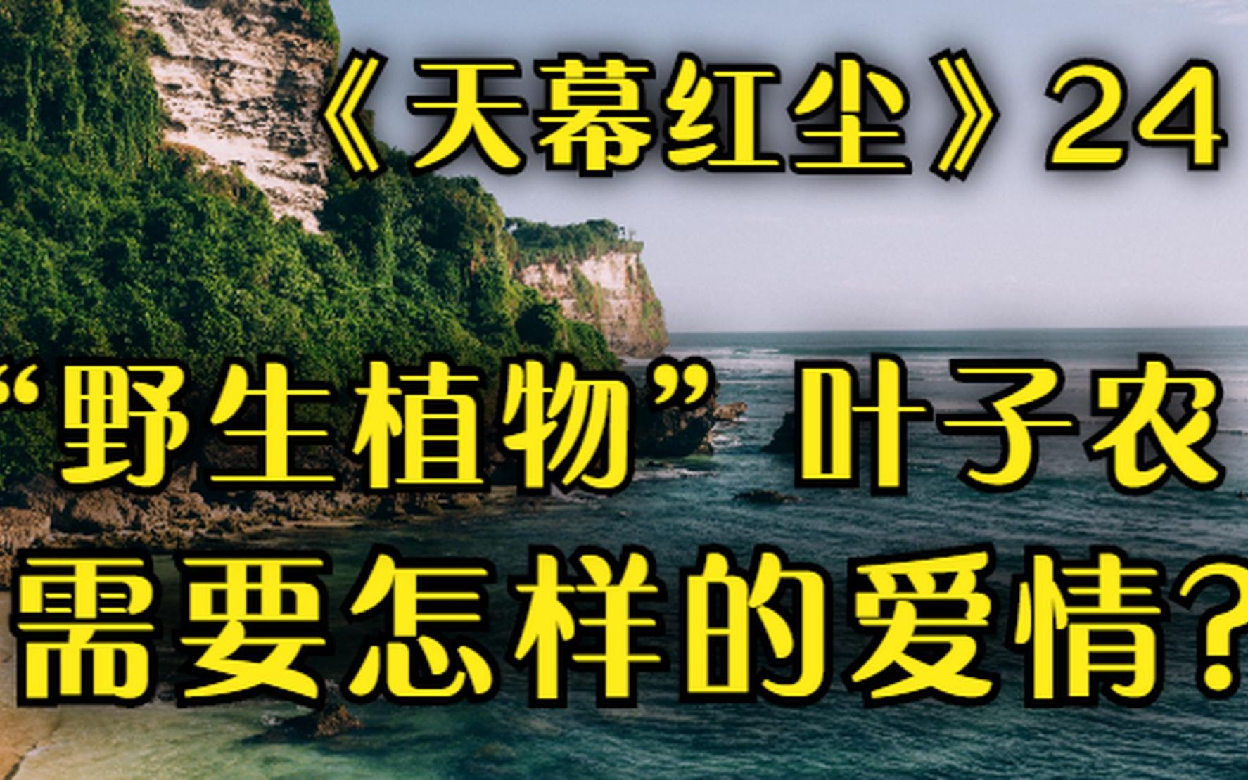 解读《天幕红尘》24:“野生植物”叶子农需要怎样的爱情?哔哩哔哩bilibili