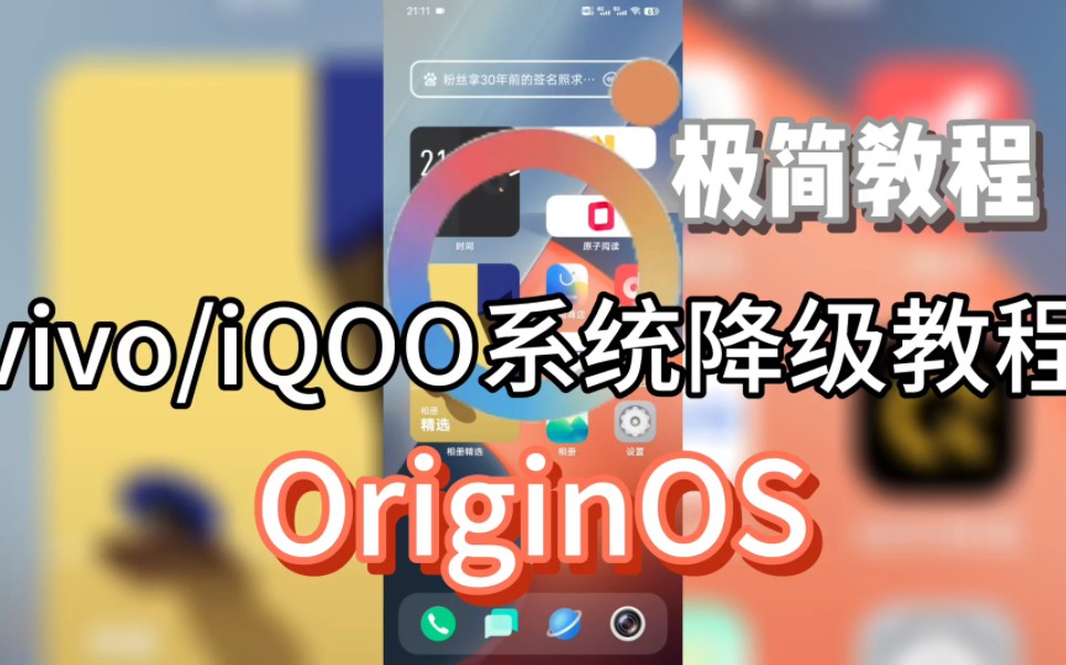 【教程】vivo/iQOO通用官方降级系统教程,不用刷机!