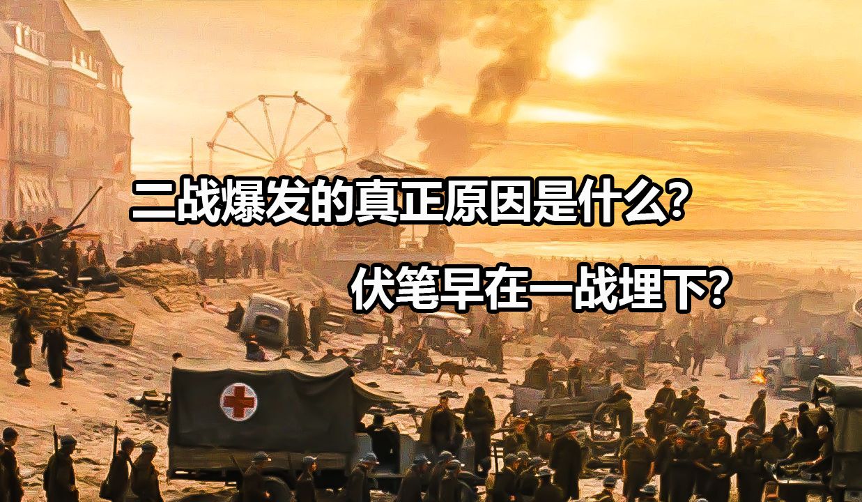 二战爆发的真正原因是什么?伏笔早在一战埋下?哔哩哔哩bilibili