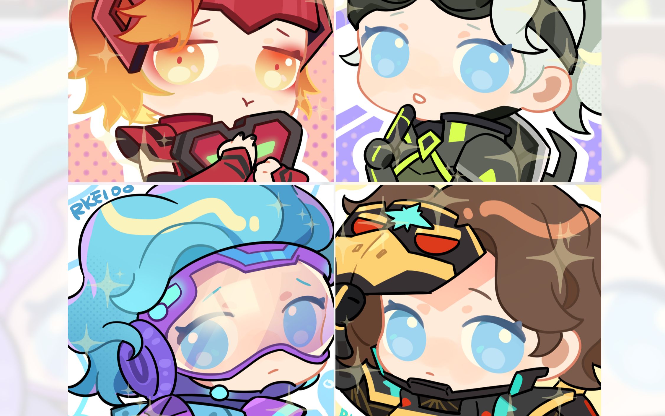 【apex】地平线q稿过程-偷走你的麻袋-默认收藏夹-哔哩哔哩视频