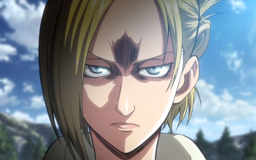 莱纳怂恿艾伦去教训阿尼,结果撑不住一招