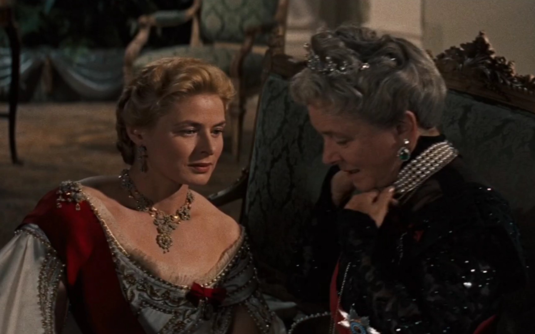 1956年的电影《真假公主》片段最后祖孙俩的对话是真心的