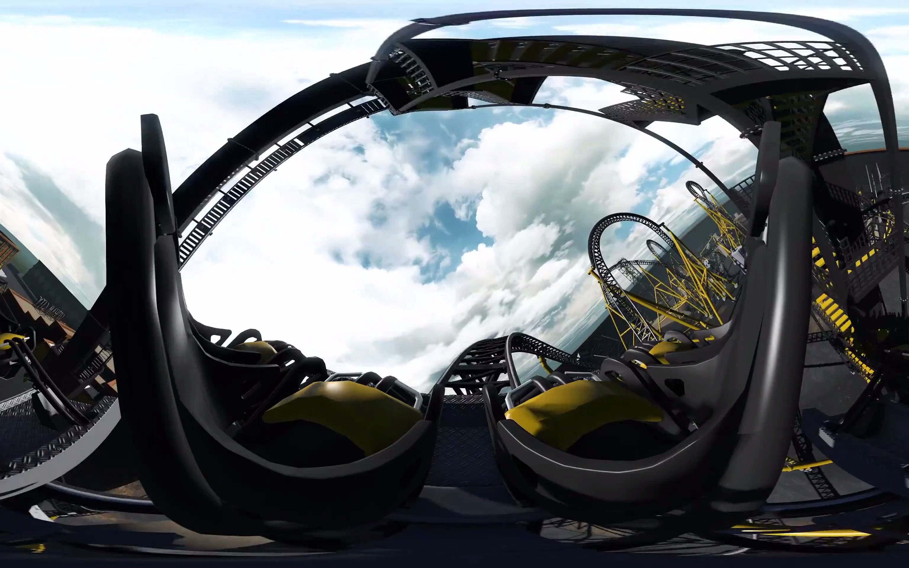 vr360云霄飞车5全景视频沉浸式体验虚拟现实4k超强画质