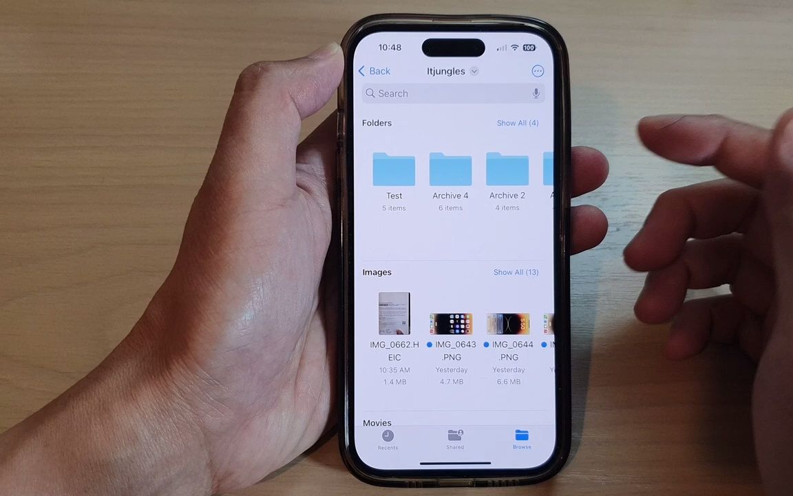iPhone 14/14 Pro Max:如何在文件应用程序中查看和浏览文件和文件夹