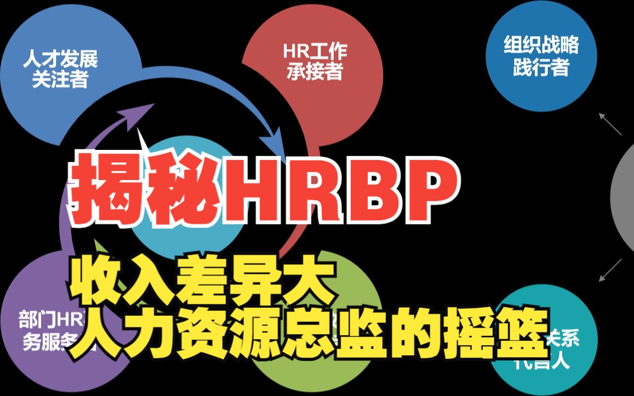 职场新人必看:揭秘HRBP,收入差异大,人力资源总监的摇篮哔哩哔哩bilibili