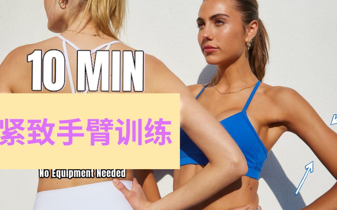 【健身日常】Sanne Vloet&Sami Clarke10分钟紧致手臂训练 | 10 MIN Toned Arms Model Workouts哔哩哔哩bilibili