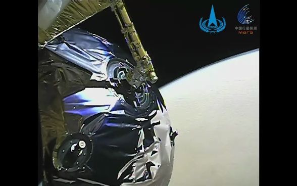 [图]17 国家航天局发布天问一号探测器火星捕获过程影像220210212-2