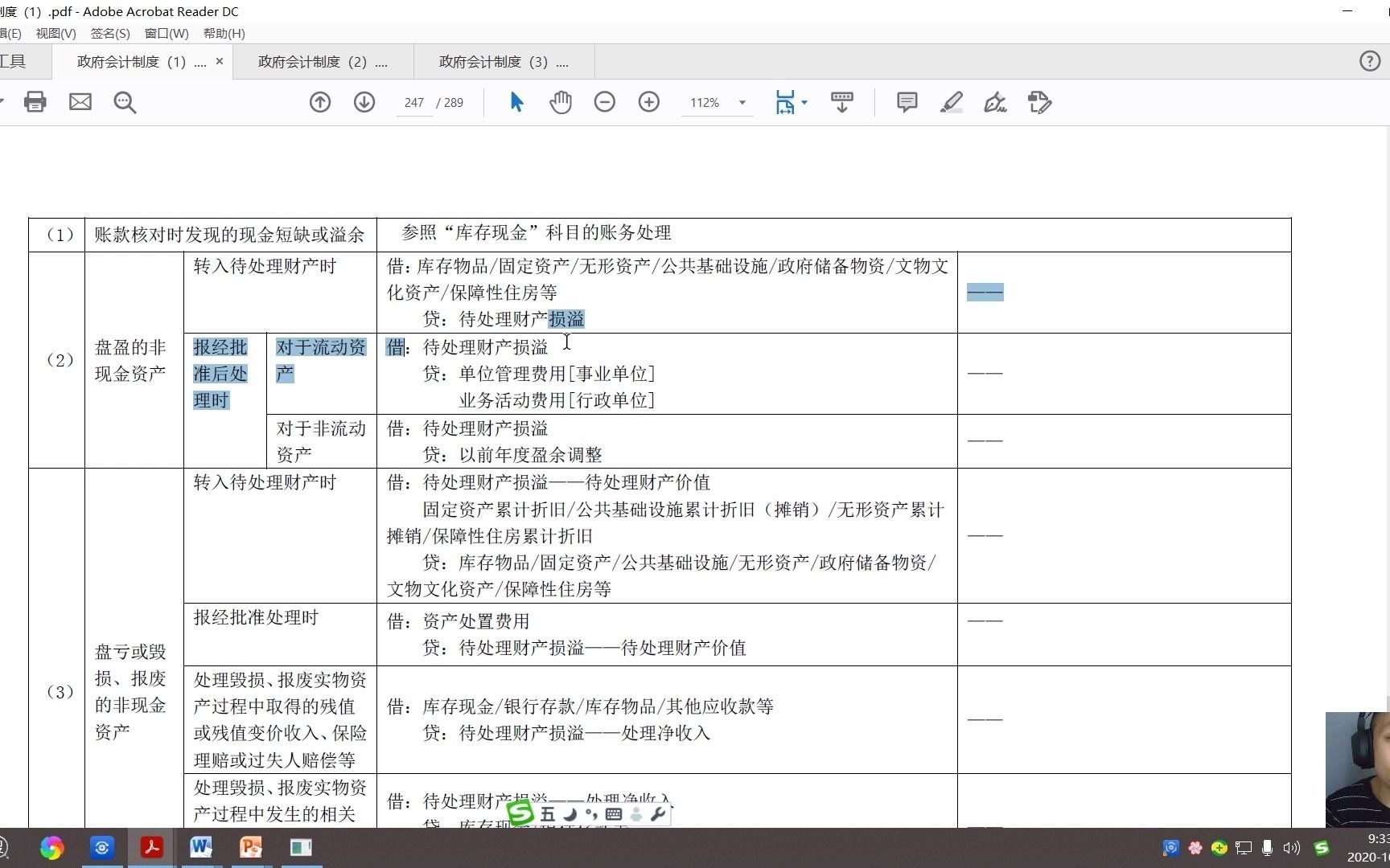 政府会计制度之待处理资产损益哔哩哔哩bilibili