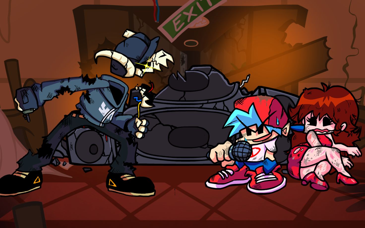 【fnf】第一次挑战tabi,三阶段极限拉扯