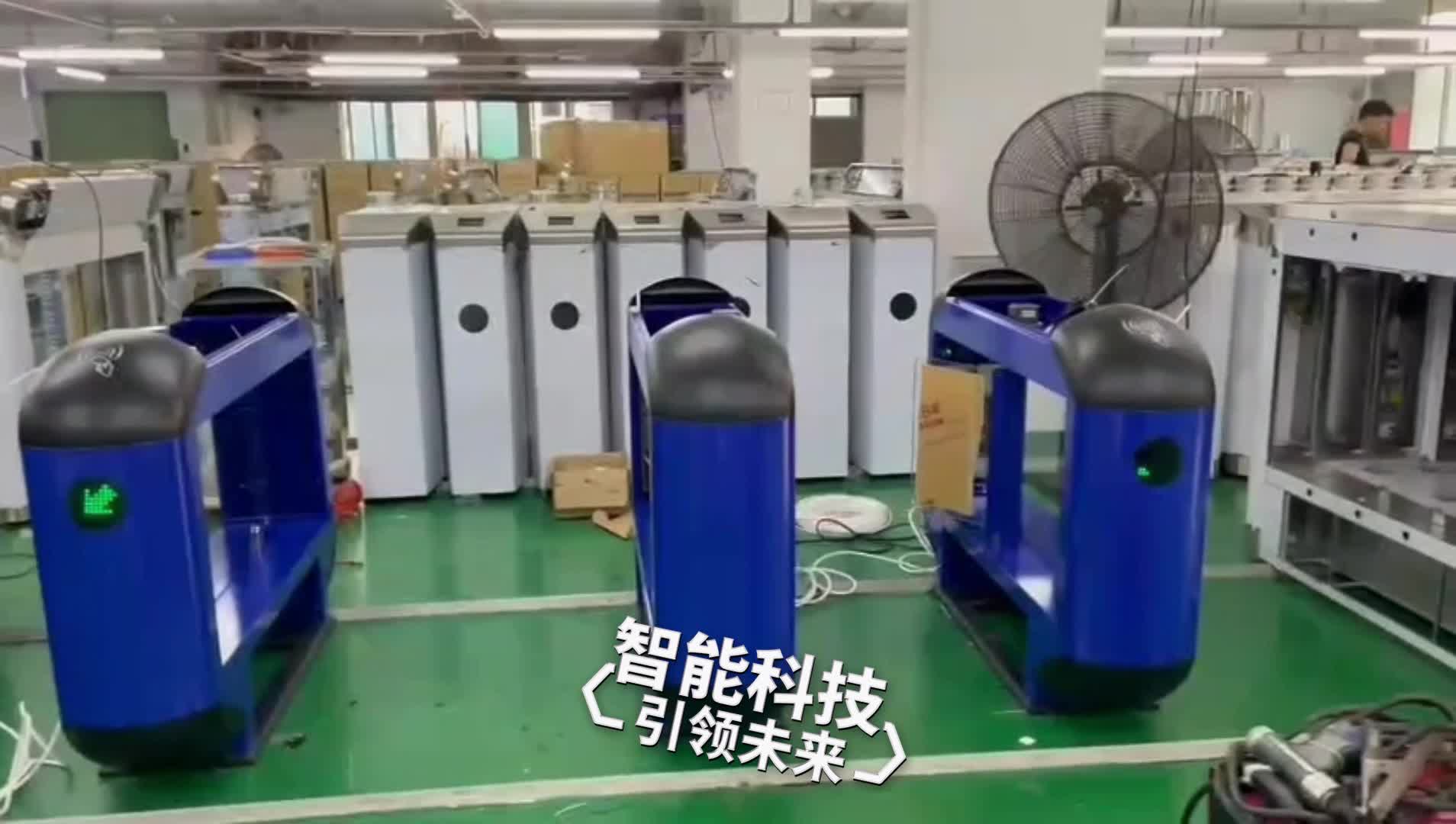 铁军智能人行通道闸机 人脸识别门禁 测温核验码闸机厂家直供哔哩哔哩bilibili