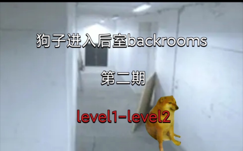 [图]【backrooms动画】狗子进入后室,level1和2