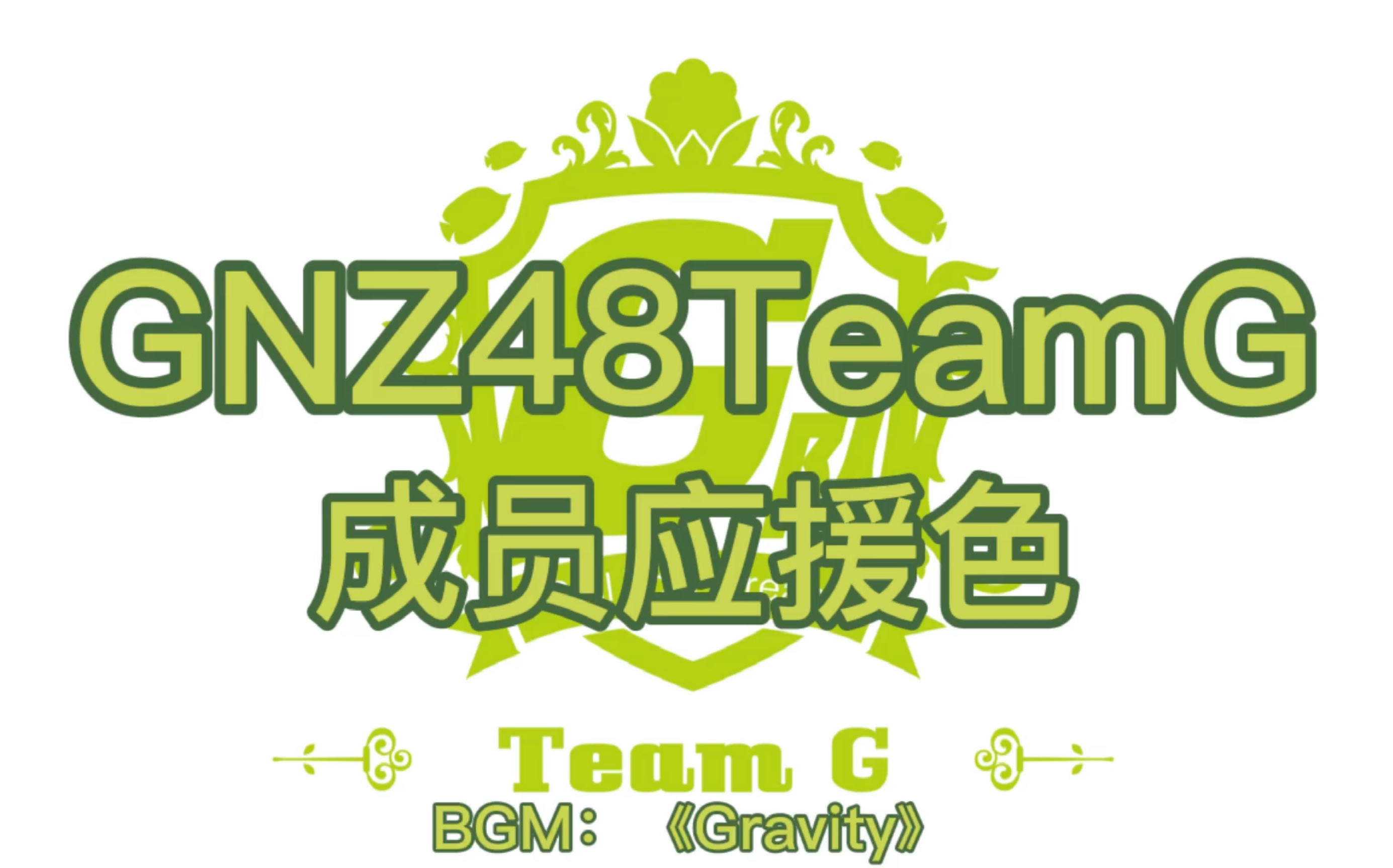 gnz48teamg现役成员应援色