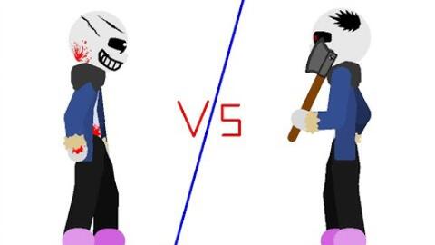 Insanity sans vs horror sans(batalha de insanos)