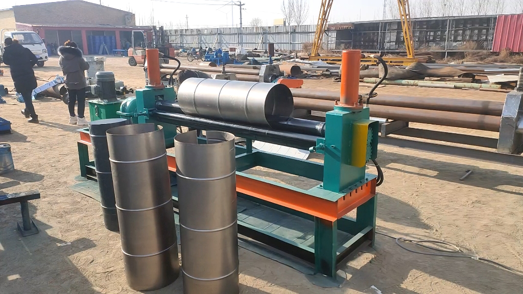 液压式压筋卷圆机