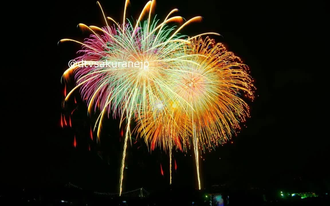 【4K】2015 东京湾大花火祭 精选哔哩哔哩bilibili