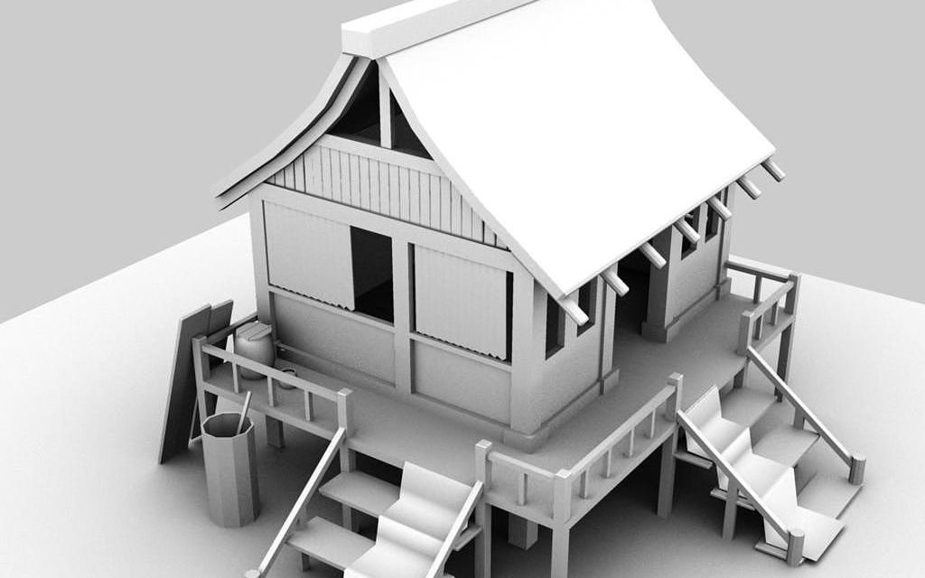 3ds max简易房子建模_哔哩哔哩_bilibili