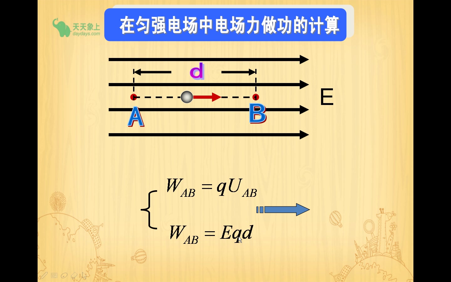 [图]电势差与电场强度的关系