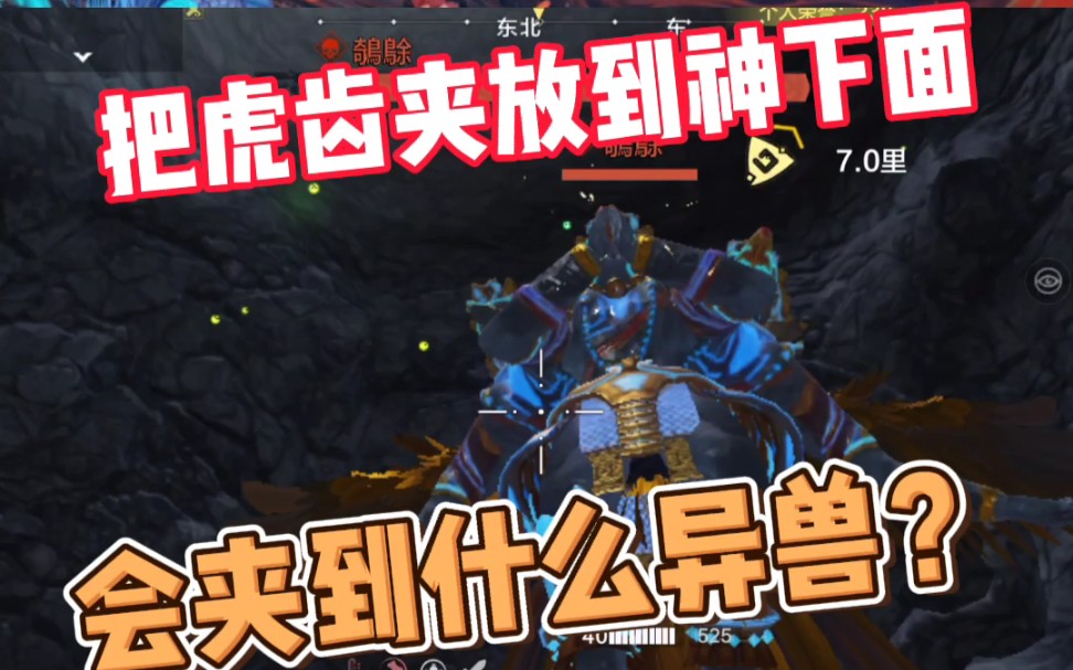 妄想山海把虎齿夹放到神下面会夹到什么异兽