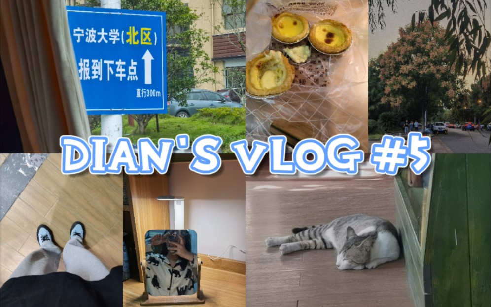 DIAN'S VLOG#5 |宁波大学| 大学生活初体验|哔哩哔哩bilibili