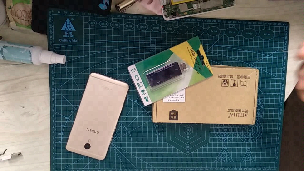 韵华红尘魅族魅蓝note5电池鼓包维修案例