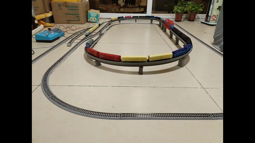 n比例火车模型货运小运转