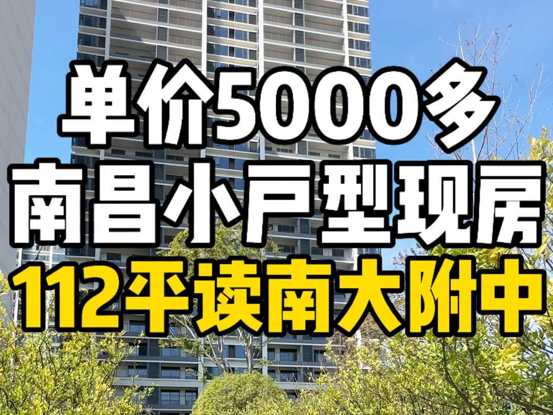 单价5000多总价60多万捡漏南昌红谷滩旁112平现房读南大附中附小!哔哩哔哩bilibili