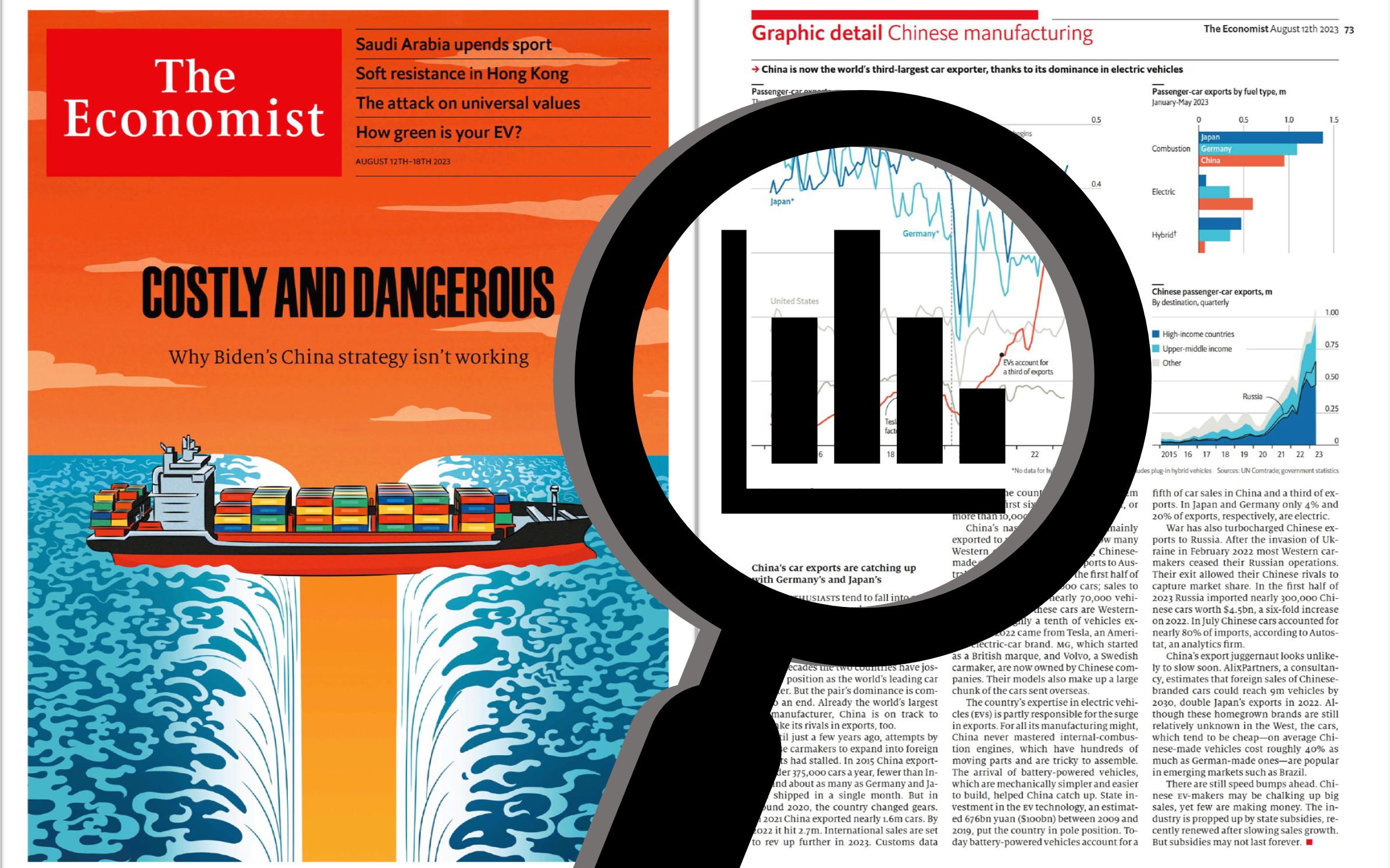 Excel图表赏析 | 031 图表类型的选择够用就好 [The Economist August 12th, 2023]哔哩哔哩bilibili